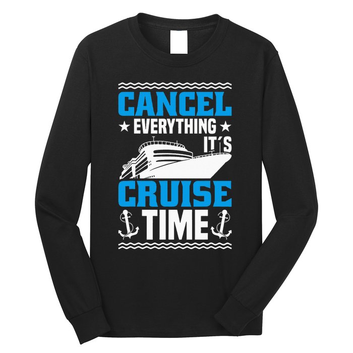 Vacation Party & Family Cruising Crew Cruise Ship Long Sleeve Shirt