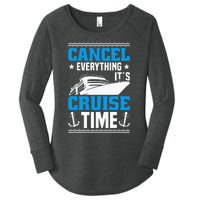 Vacation Party & Family Cruising Crew Cruise Ship Women's Perfect Tri Tunic Long Sleeve Shirt