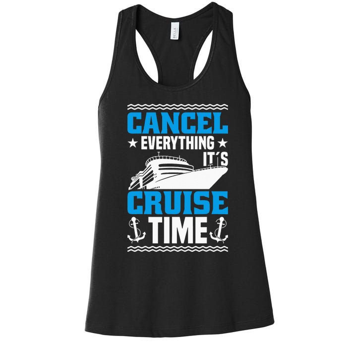 Vacation Party & Family Cruising Crew Cruise Ship Women's Racerback Tank