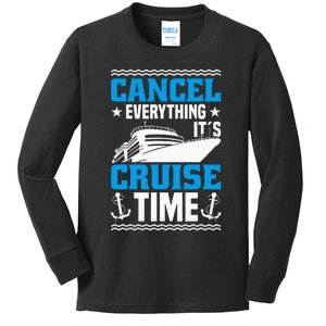 Vacation Party & Family Cruising Crew Cruise Ship Kids Long Sleeve Shirt