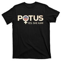 Vintage Potus Female Symbol Yes She Kam Harris For President T-Shirt