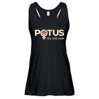 Vintage Potus Female Symbol Yes She Kam Harris For President Ladies Essential Flowy Tank