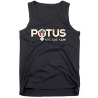 Vintage Potus Female Symbol Yes She Kam Harris For President Tank Top