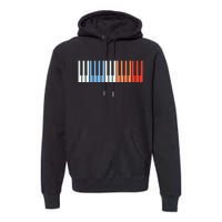 Vintage Piano Funny Pianist Music Keyboard Musician Outfit Premium Hoodie