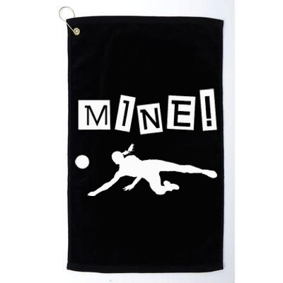 Volleyball Player Funny Volleyball Platinum Collection Golf Towel