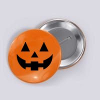 Vintage Pumpkin Face Jackolantern Jack O Lantern Halloween Button