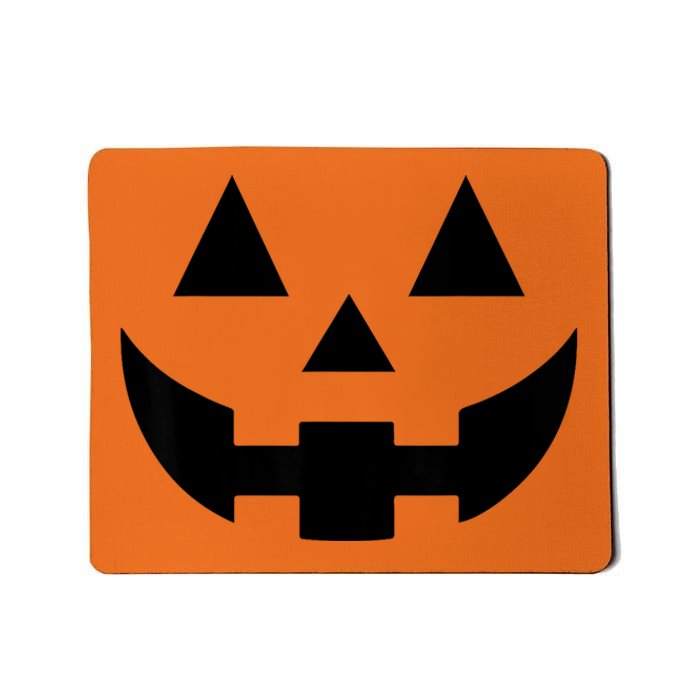 Vintage Pumpkin Face Jackolantern Jack O Lantern Halloween Mousepad