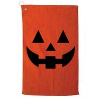 Vintage Pumpkin Face Jackolantern Jack O Lantern Halloween Platinum Collection Golf Towel