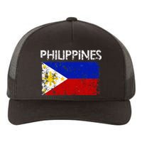 Vintage Philippines Filipino Flag Pride Gift Yupoong Adult 5-Panel Trucker Hat