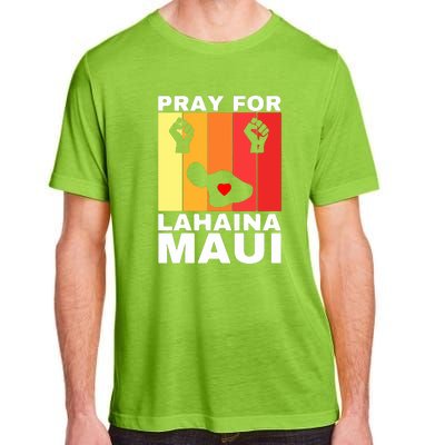 Vintage Pray For Lahaina Maui Gift Adult ChromaSoft Performance T-Shirt