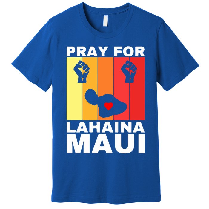 Vintage Pray For Lahaina Maui Gift Premium T-Shirt