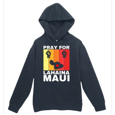 Vintage Pray For Lahaina Maui Gift Urban Pullover Hoodie