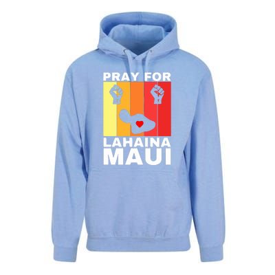 Vintage Pray For Lahaina Maui Gift Unisex Surf Hoodie