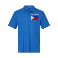 Vintage Philippines Filipino Flag Pride Gift Softstyle Adult Sport Polo