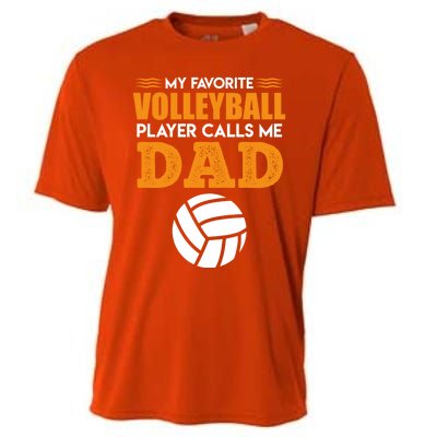 Volleyball Player Father Saying Volleyball Funny Gift Cooling Performance Crew T-Shirt