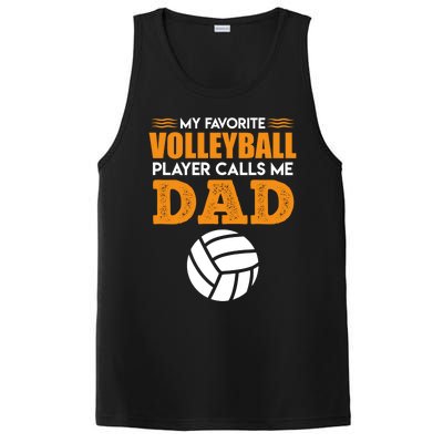 Volleyball Player Father Saying Volleyball Funny Gift PosiCharge Competitor Tank