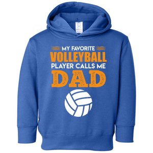 Volleyball Player Father Saying Volleyball Funny Gift Toddler Hoodie