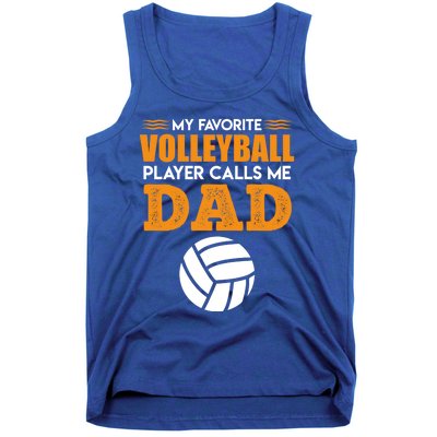 Volleyball Player Father Saying Volleyball Funny Gift Tank Top