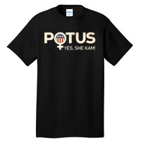 Vintage Potus Female Symbol Yes She Kam Harris For President Tall T-Shirt