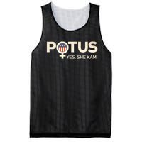 Vintage Potus Female Symbol Yes She Kam Harris For President Mesh Reversible Basketball Jersey Tank