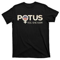 Vintage Potus Female Symbol Yes She Kam Harris For President Sweat T-Shirt