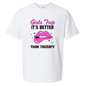 Vacation Party Funny Trip It's Better Than Therapy Sueded Cloud Jersey T-Shirt