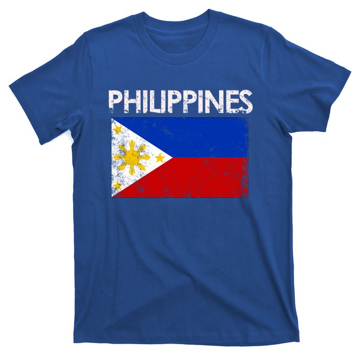 Vintage Philippines Filipino Flag Pride Gift T-Shirt