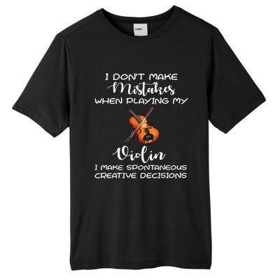 Violin Player Gifts Violinist Orchestra Music 80s 90s Tall Fusion ChromaSoft Performance T-Shirt