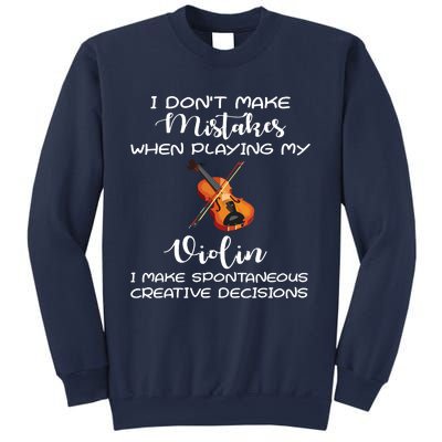 Violin Player Gifts Violinist Orchestra Music 80s 90s Sweatshirt