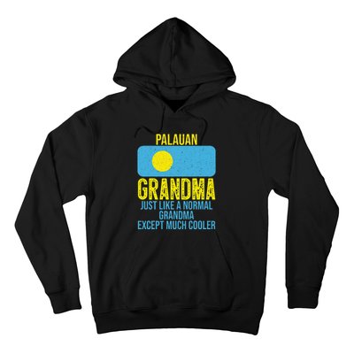 Vintage Palauan Grandma Palau Flag for Mother's Day Hoodie