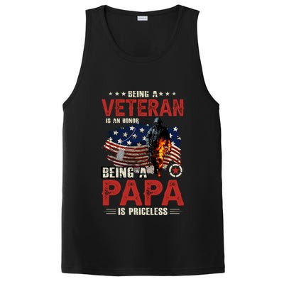 Veteran Papa Great Gift PosiCharge Competitor Tank