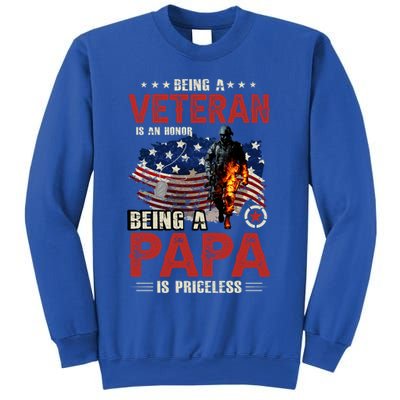 Veteran Papa Great Gift Sweatshirt