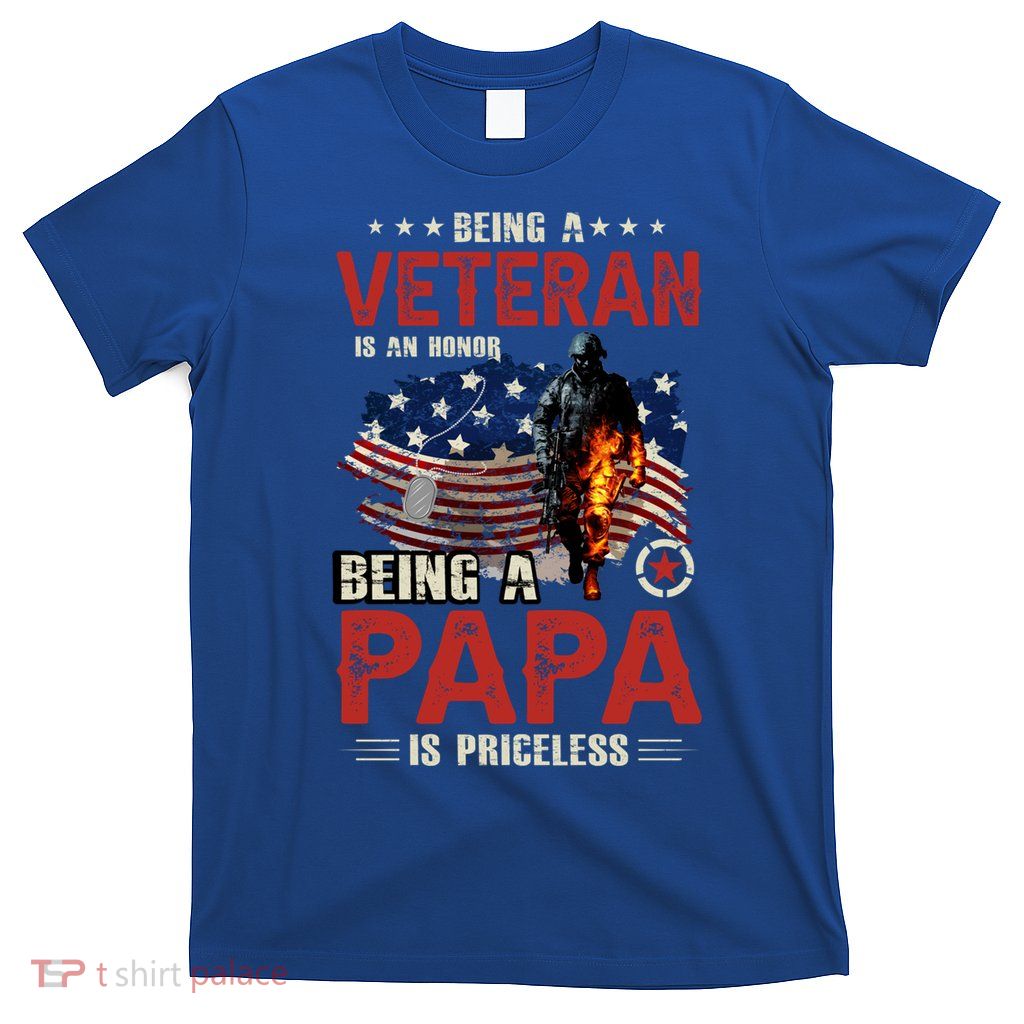 Veteran Papa Great Gift T-Shirt