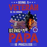 Veteran Papa Great Gift Kids T-Shirt