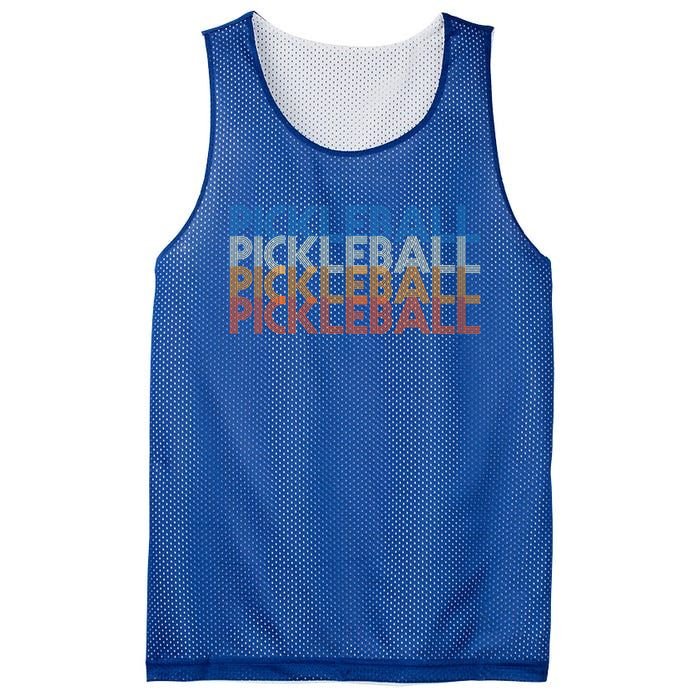 Vintage Pickleball Gift Pickleball Player Retro Vintage Cool Gift Mesh Reversible Basketball Jersey Tank