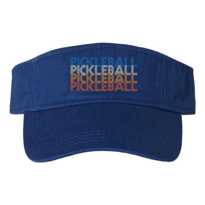 Vintage Pickleball Gift Pickleball Player Retro Vintage Cool Gift Valucap Bio-Washed Visor