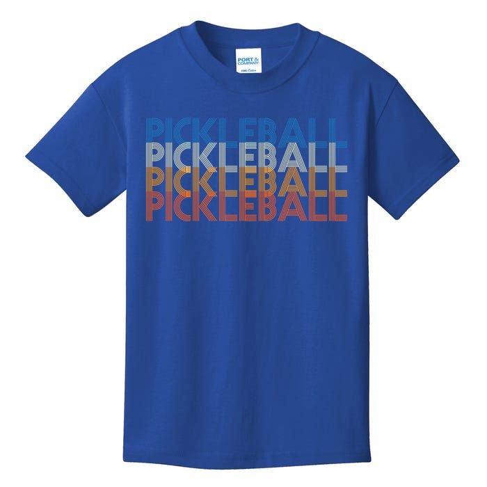 Vintage Pickleball Gift Pickleball Player Retro Vintage Cool Gift Kids T-Shirt