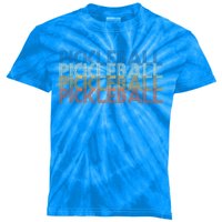 Vintage Pickleball Gift Pickleball Player Retro Vintage Cool Gift Kids Tie-Dye T-Shirt