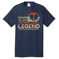 Vintage Pickleball Grandpa The Man The Myth The Legend Tall T-Shirt