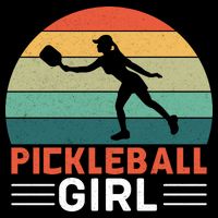 Vintage Pickleball Girl Paddle Cooling Performance Crew T-Shirt
