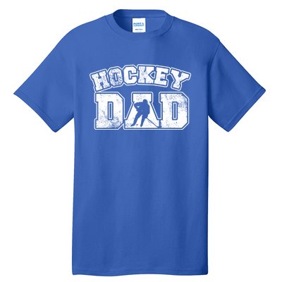 Vintage Print Hockey Coach For Hockey Dad Gift Tall T-Shirt