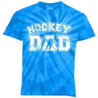 Vintage Print Hockey Coach For Hockey Dad Gift Kids Tie-Dye T-Shirt