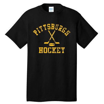 Vintage Pittsburgh Hockey Tall T-Shirt