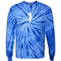 Volleyball Playing Heartbeat Volleyball Player Sport Lover Gift Tie-Dye Long Sleeve Shirt