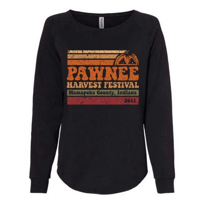 Vintage Pawnee Harvest Festival Parks And Rec Womens California Wash Sweatshirt