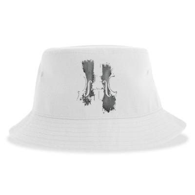 Violin Player Instrument Music Teacher Musical Violinist Sustainable Bucket Hat