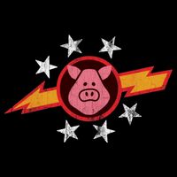Vintage Pigs In Space Womens T-Shirt