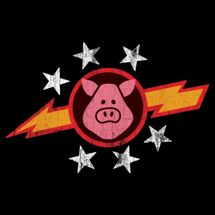 Vintage Pigs In Space Womens T-Shirt