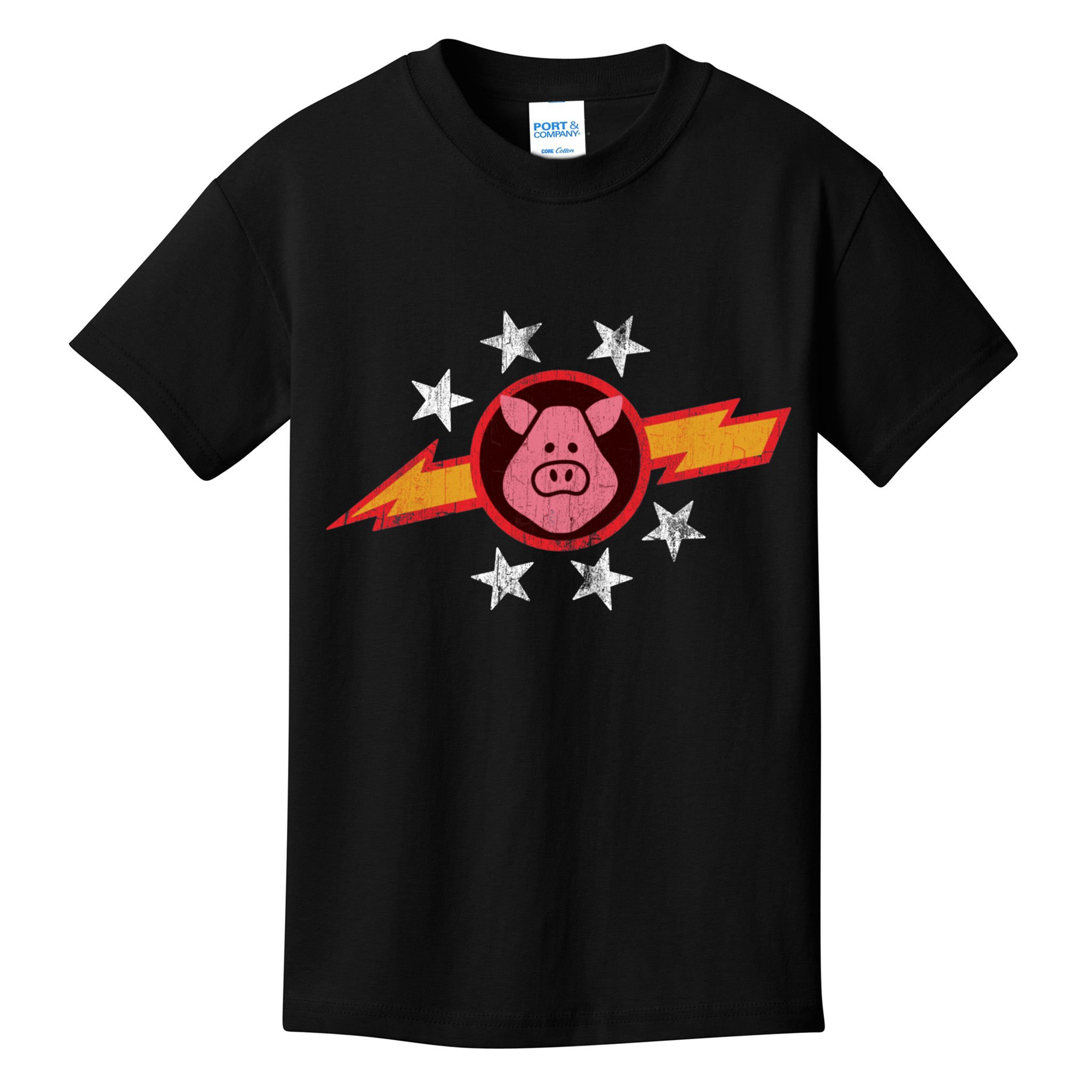 Vintage Pigs In Space Kids T-Shirt