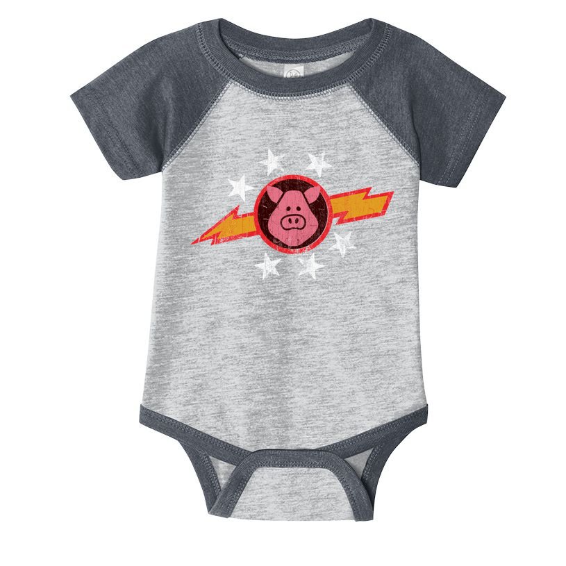 Vintage Pigs In Space Infant Baby Jersey Bodysuit